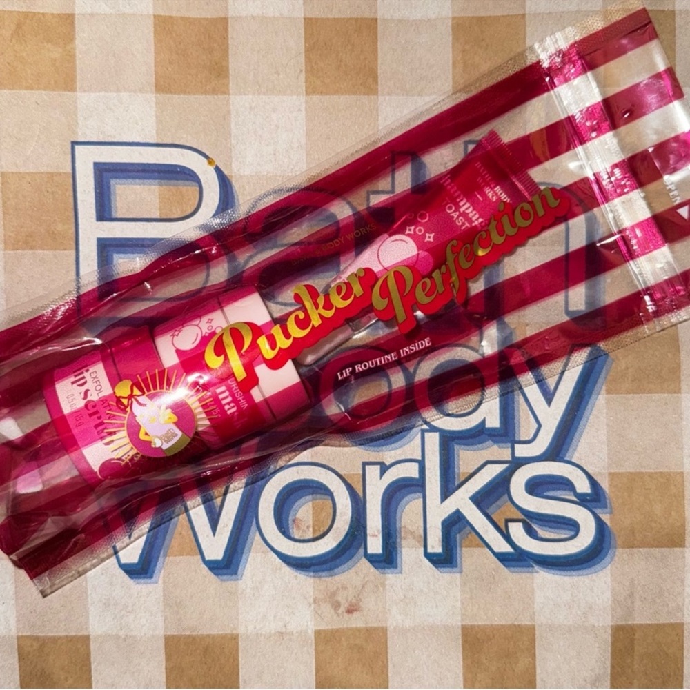 Bath & Body Works Pucker Perfection Pink Lip Set